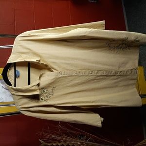 Classic Elements Woman Tan Shirt